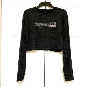 Alphalete cropped long sleeve